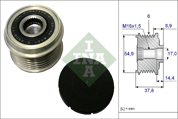 Alternator Freewheel Clutch